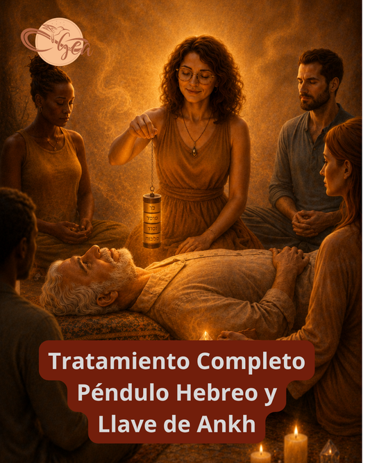 Tratamiento Completo Péndulo Hebreo y Llave de Ankh para personas- 3 Sesiones