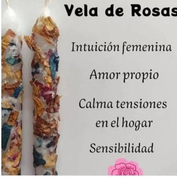 Velas vestidas y ritualizadas