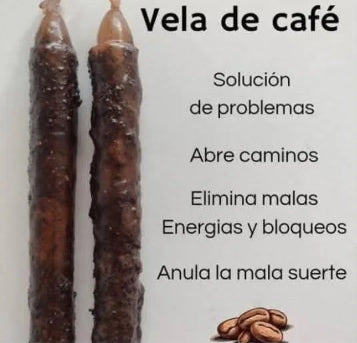 Velas vestidas y ritualizadas